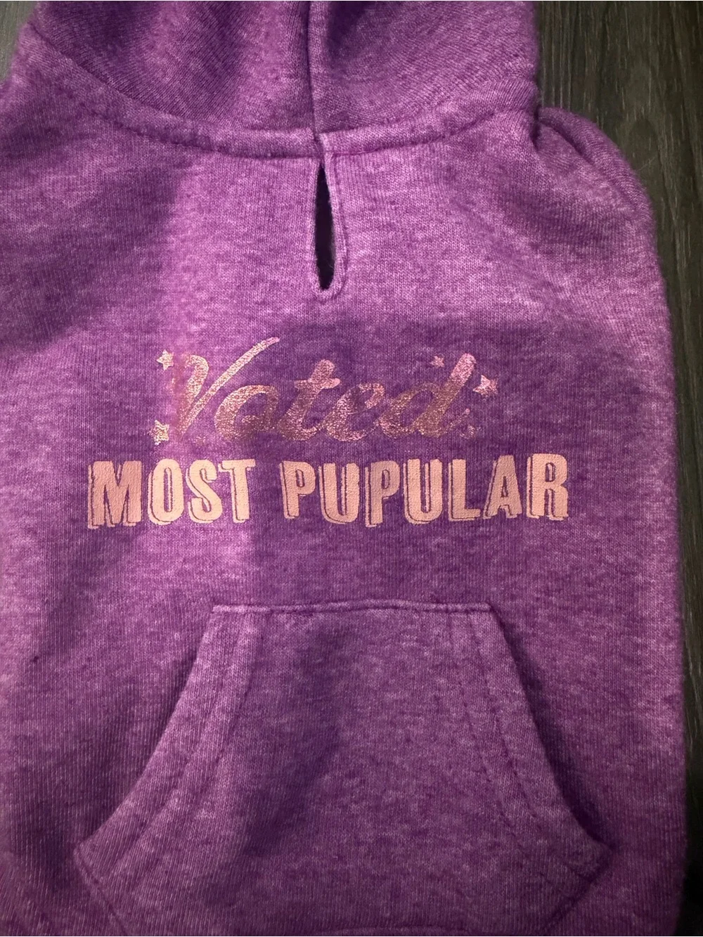 Purple Pets Hooded Pullover Jacket - Voted Most Popular